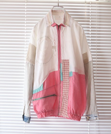 "ラヴァーソウルと百人のキス" Lover soul jacket, rebuild by vintages with 100 kisses