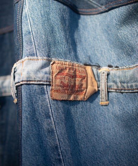 《nisai × soma komatsuno》"リーバイス・デニム・モッズ" Patchwork mods coat, Rebuild by vintage Levis