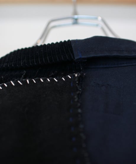 "抱きしめるおおきな黒" Embracing black Coat, Rebuild by vintages
