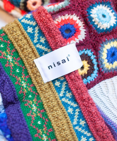 "つぎはぎのアームニット／レッグウォーマー 第五十五色" Arm Knit/Leg Warmers, Rebuild by vintages