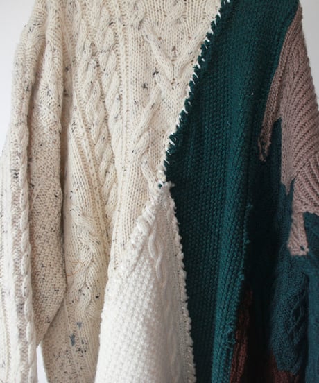 "一息ついて" take a breather knit, Rebuild by vintages