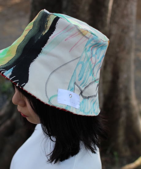 【nisai × daisuke kondo】”遊びと色の果て” After Painting Play Hat / 006