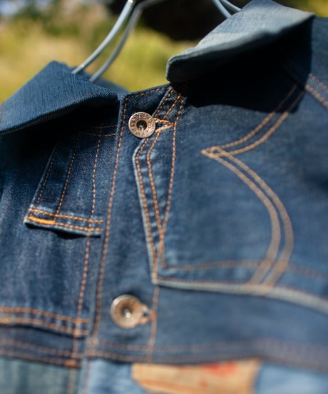 《nisai × soma komatsuno》"リーバイス・デニム・モッズ" Patchwork mods coat, Rebuild by vintage Levis