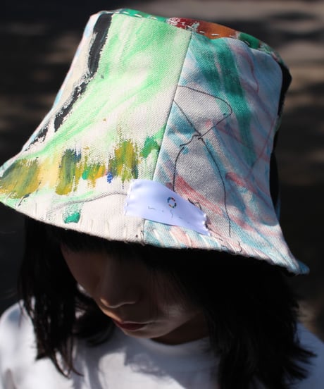 【nisai × daisuke kondo】”遊びと色の果て” After Painting Play Hat / 004