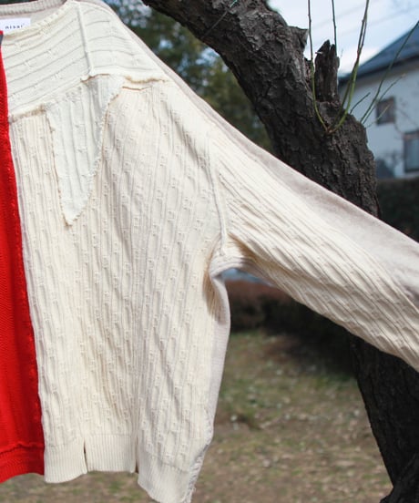 "捻くれすぎて素直だった"  It was too twisted and straightforward knit, Rebuild by vintages