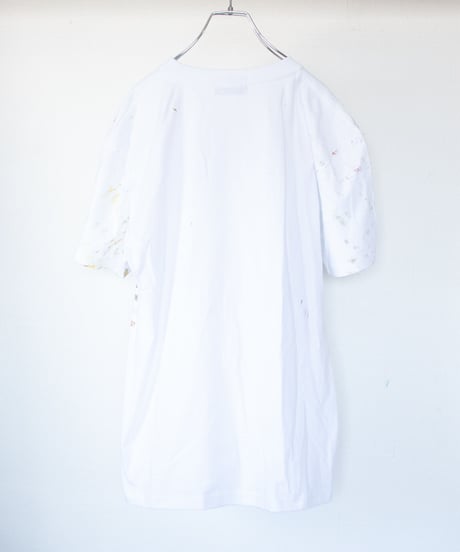 "色彩記録の手刷りのTシャツ 第十九色" T-shirt by Analog silk screen overlay blurring hand-print