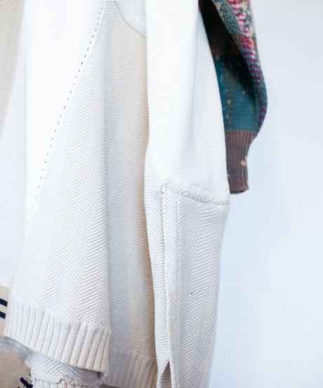 "星見草" chrysanthemum long-knit, Rebuild by vintages