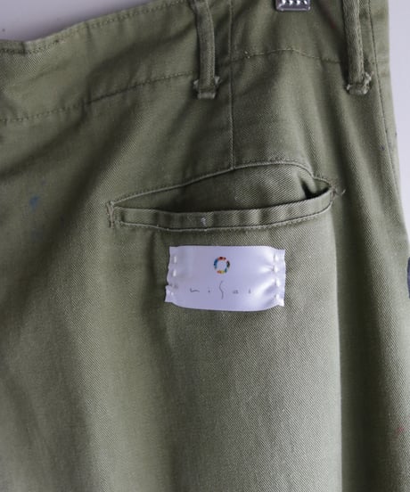 "ふたつの十字" Drawing for Hopes and Lore, Based on vintage military pants