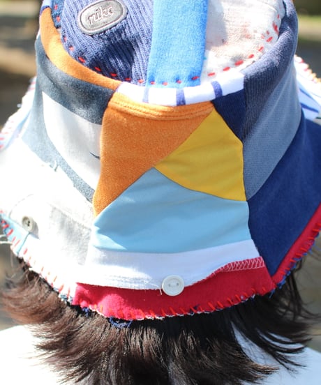 "夢のかけら" Fragment of a dream hat, Rebuild by vintages