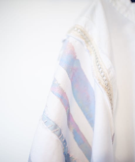 "雨が上がったら虹とお出かけしましょう" Let's go out when it rains Dress, rebuild by vintages