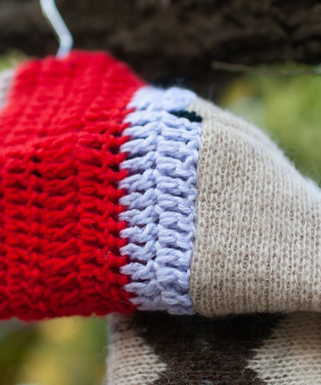 "ストーリーズ" Vintage knit Rebuild Muffler by the Stories