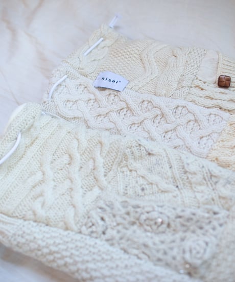 "つぎはぎのアームニット／レッグウォーマー 第四十色" Arm Knit/Leg Warmers, Rebuild by vintagess