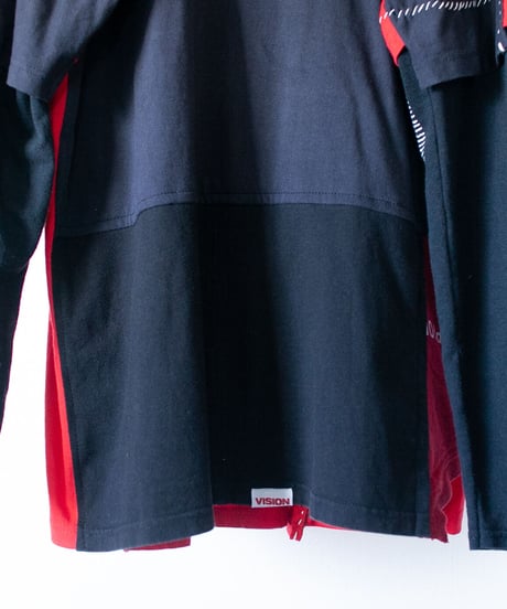 "ジョイ・ディヴィジョン／抑圧が咲かせた花" The Flower of Repression long-sleeved T-shirt, Rebuild by vintages