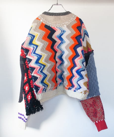 "愛おしい不自由" lovely inconvenience knit, Rebuild by vintages