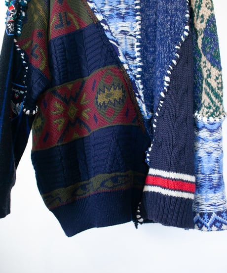 "惑星" planet knit, Rebuild by vintages