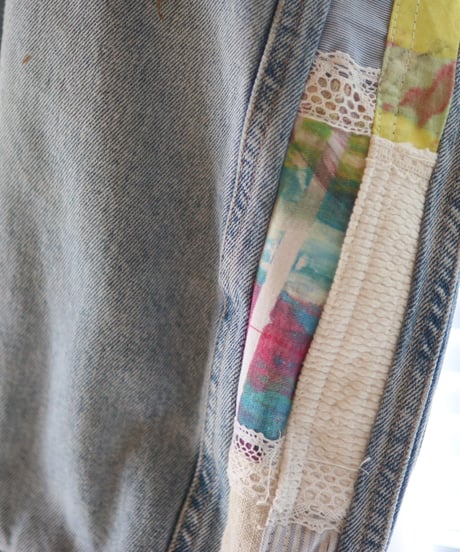 "ひねくれものとハーレム" Altenative and Harlem Lagran sleeve tops rebuild from vintage