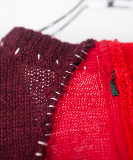 "花のカーディガン" Flowers cardigan, Rebuild by vintages