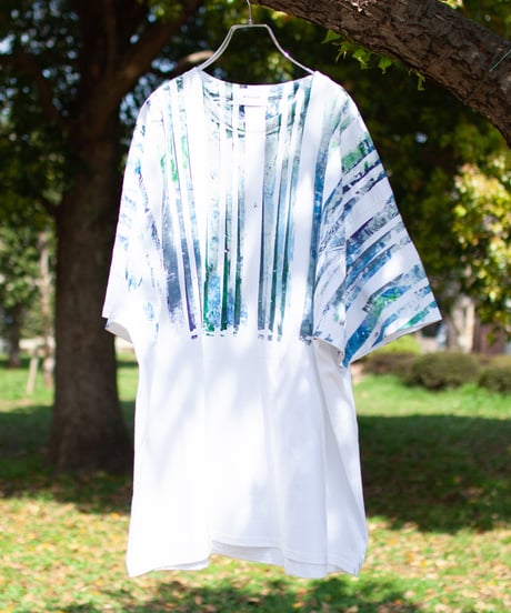 "青の色彩記録 第一色" Blue color record T-shirt