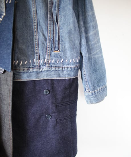 "遊装（遊びに出かける為のデニムコート）" Play clothes (denim coat for going out to play) , rebuild by vintages