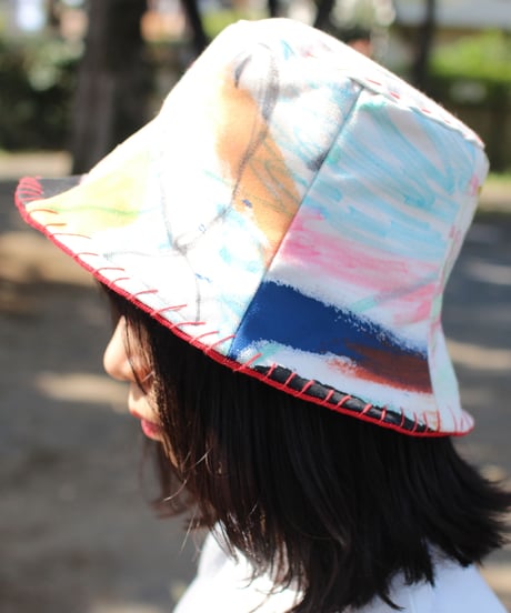 【nisai × daisuke kondo】”遊びと色の果て” After Painting Play Hat / 003