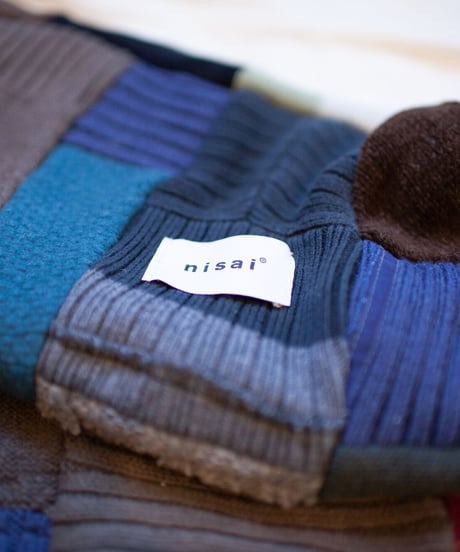 "つぎはぎのアームニット／レッグウォーマー 第二十色" Arm Knit/Leg Warmers, Rebuild by vintages