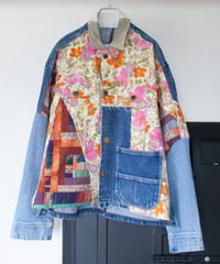 "世界色彩" World Rainbows Denim Jacket, Rebuild by Vintages