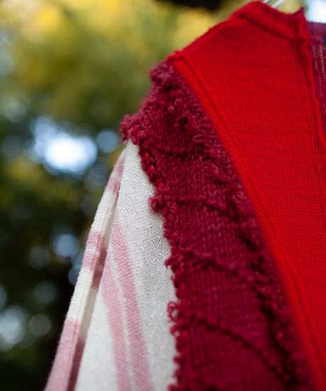 "乙女の日常" life of a girl long-knit, Rebuild by vintages