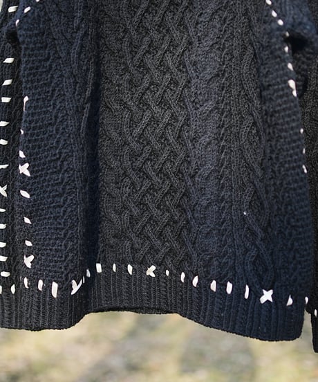 【京都紋付×nisai】"光差す黒" Black with light, Rebuild by vintages