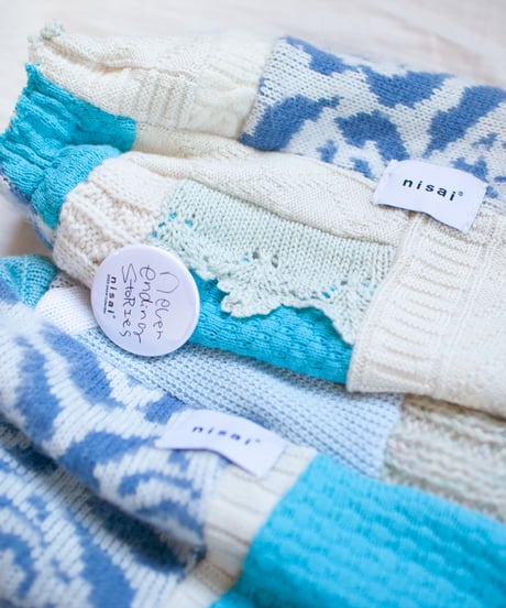 "つぎはぎのアームニット／レッグウォーマー 第五十一色" Arm Knit/Leg Warmers, Rebuild by vintagess