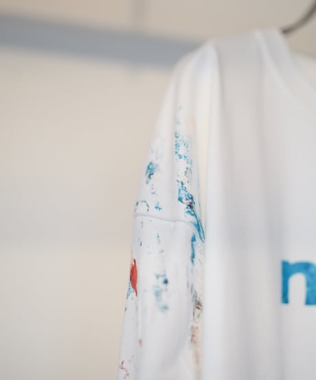 "色彩手刷りと刻まれた名のロンT 2024年版 第五色" T-shirt with hand-printed colors and engraved name