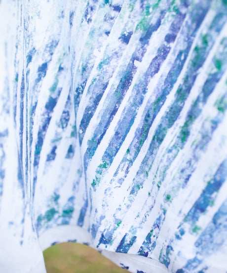 "青の色彩記録 第六色" Blue color record T-shirt