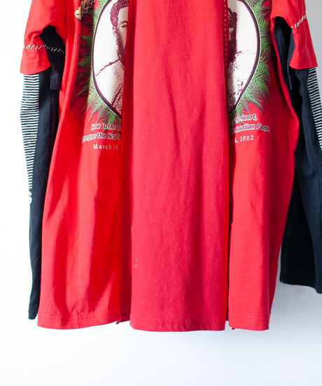 "ジョイ・ディヴィジョン／抑圧が咲かせた花" The Flower of Repression long-sleeved T-shirt, Rebuild by vintages