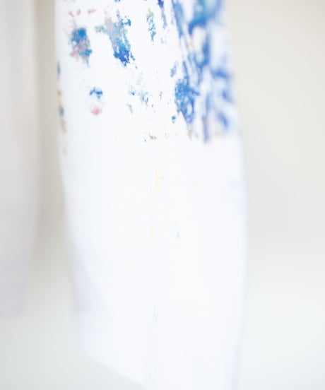 "色彩手刷り（あるいは翼）のロンT／第十八色" Multi color hand-printed (or winged) long-sleeved T-shirt