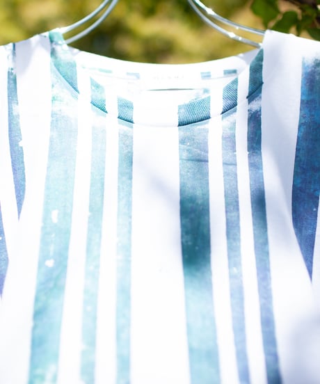 "青の色彩記録 第十色" Blue color record T-shirt