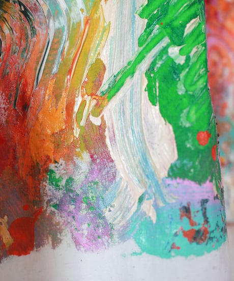"色を再構築する" reconstruct the colors, Hand-painted based on French One-piece