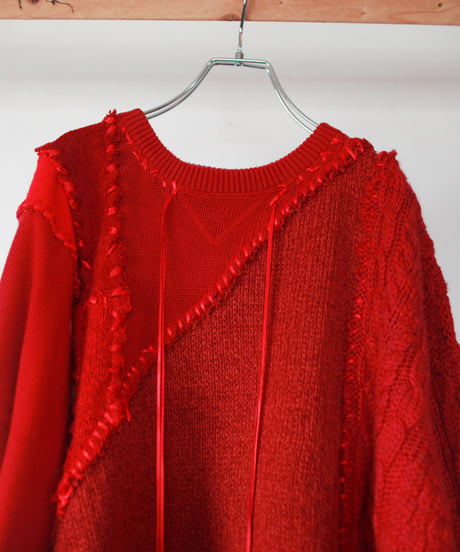 "ボーイフレンド・ウィズ・デートコース・ニット" Boyfriend with Date course knit, Rebuild by vintages