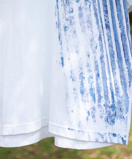 "青の色彩記録 第十三色" Blue color record T-shirt