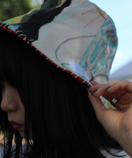 【nisai × daisuke kondo】”遊びと色の果て” After Painting Play Hat / 006