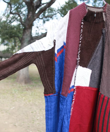 "かわいくておもしろくてしかもあざやか" A cute, interesting and bright dress, Rebuild by vintages