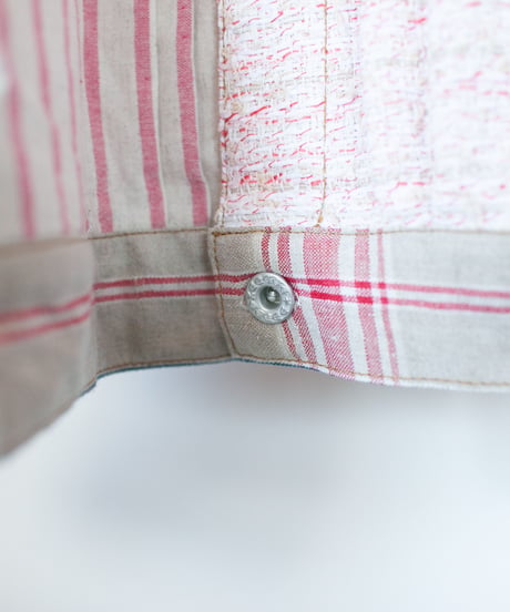 《nisai × soma komatsuno》"恋をしてる" Patchwork oversized jacket, Rebuild by vintage denims