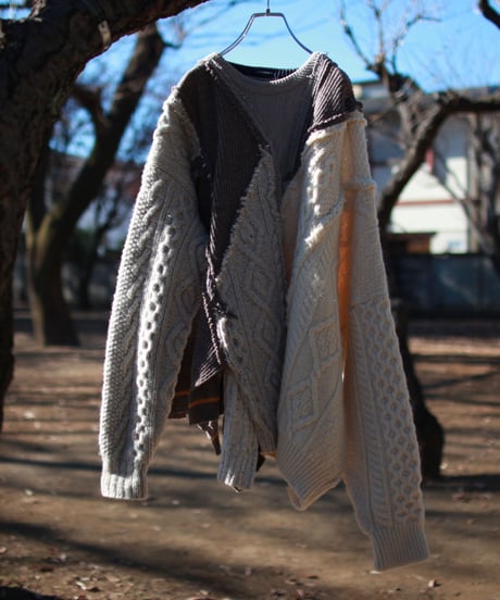 "道中を楽しめばいい" enjoy the road knit, Rebuild by vintages