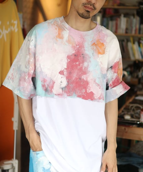 "六月の色彩交遊 第一色" Hand painted color T-shirts
