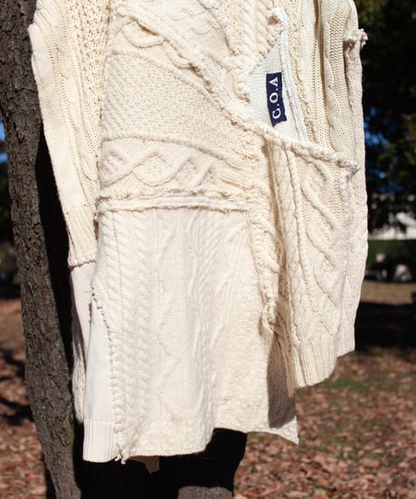 "白昼夢" Daydream over knit, Rebuild by vintages