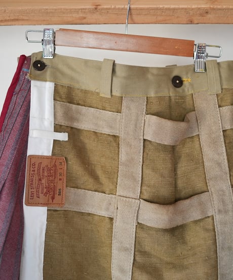 "あなたのためじゃない巻きスカート" Not for you wrap skirt. Rebuild by vintages