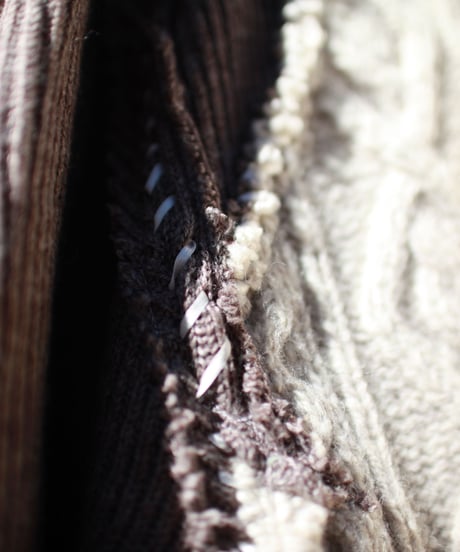 "道中を楽しめばいい" enjoy the road knit, Rebuild by vintages