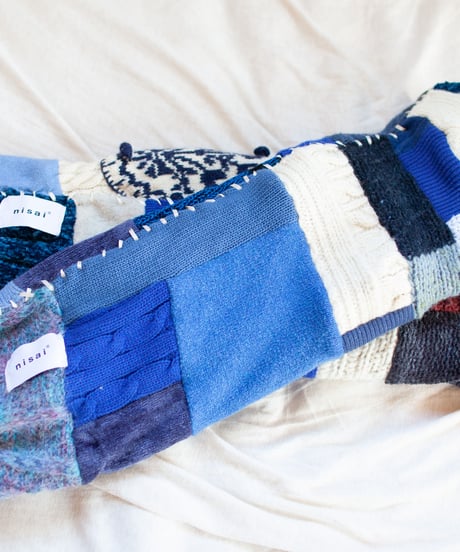 "つぎはぎのアームニット／レッグウォーマー 第四十色" Arm Knit/Leg Warmers, Rebuild by vintages