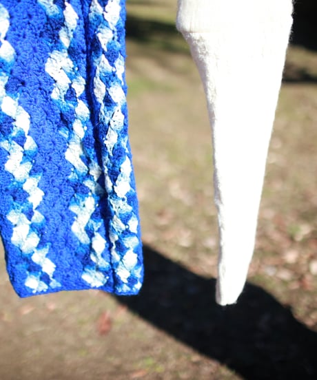 "青に抱かれる彼女のマフラー" Her muffler embraced by blue, Rebuild by vintages