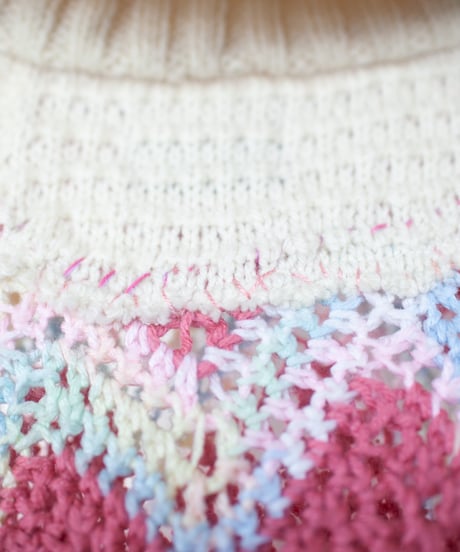 "ときめきの導火線" The fuse of a crush long-knit, Rebuild by vintages
