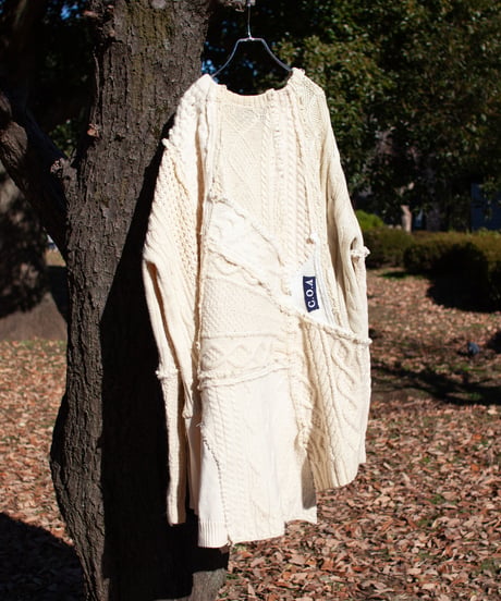"白昼夢" Daydream over knit, Rebuild by vintages