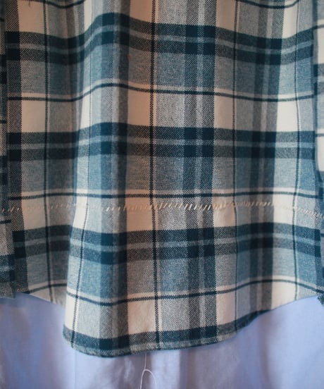 "月食" Lunar eclipse long shirt, Rebuild by vintages